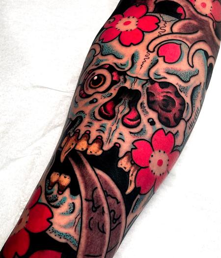 Tattoos - Japanese Skull  - 144858